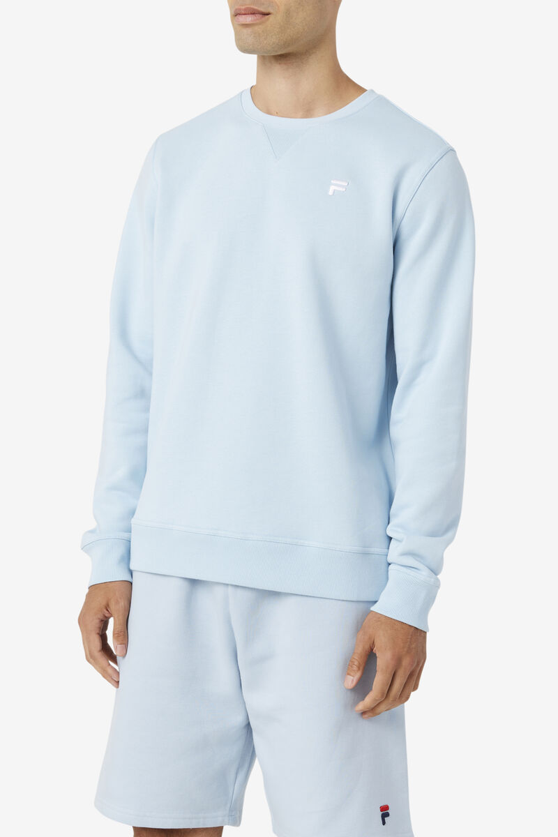 Light Blue Women's Fila Kieve Sweatshirt Sweatshirts | iwilmrB1kbJ