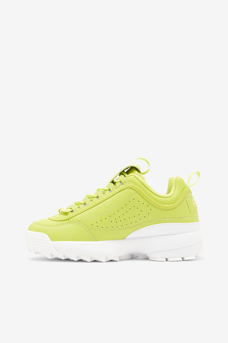 Light Green / Light Green / White Women's Fila Disruptor 2 Premium Platform Shoes | 4I2NbzncQ2X