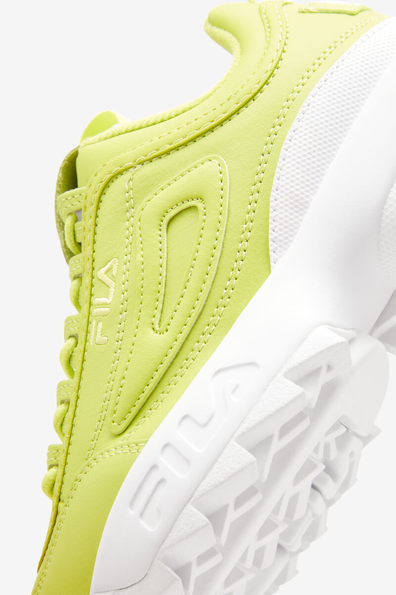 Light Green / Light Green / White Women's Fila Disruptor 2 Premium Platform Shoes | 4I2NbzncQ2X