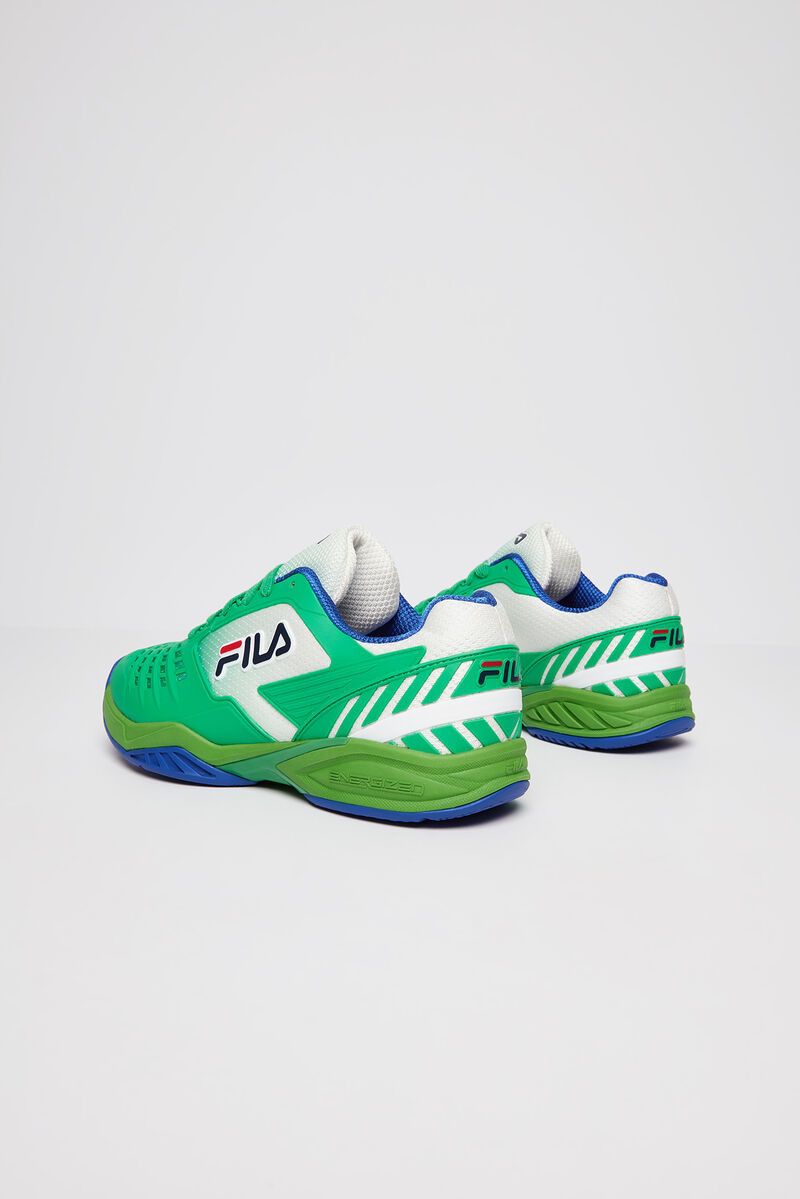 Light Green / White / Navy Men's Fila Axilus 2 Energized Tennis Shoes | QnDUEH5ifPy