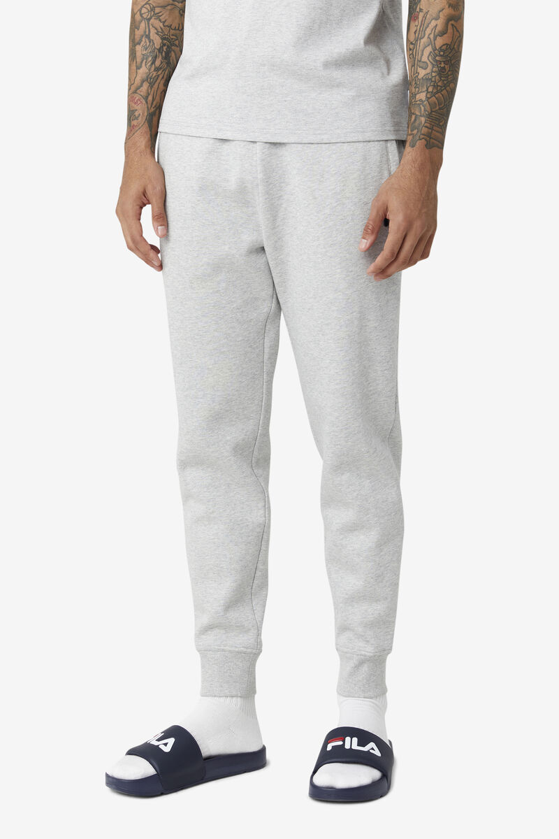 Light Grey Men's Fila Chardon Jogger Pants | UYHCDFyq53g