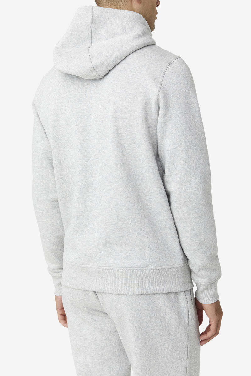 Light Grey Men's Fila Godfrey Hoodie Hoodies | TdD7HQcKxKg