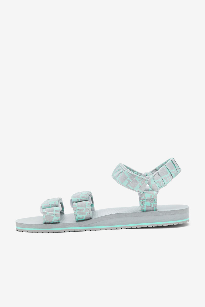 Light Turquoise Men's Fila Drifter Ts Bandana Sandals | CVlDqjjN7W8