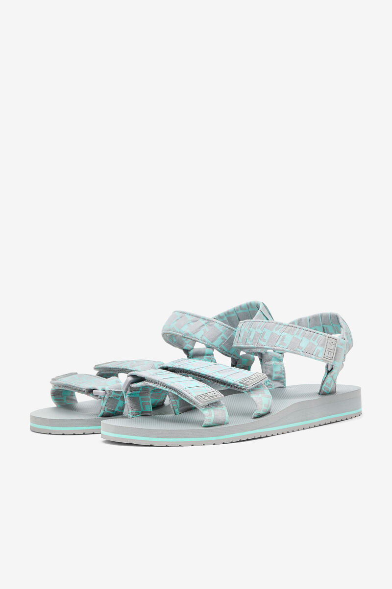 Light Turquoise Men's Fila Drifter Ts Bandana Sandals | CVlDqjjN7W8