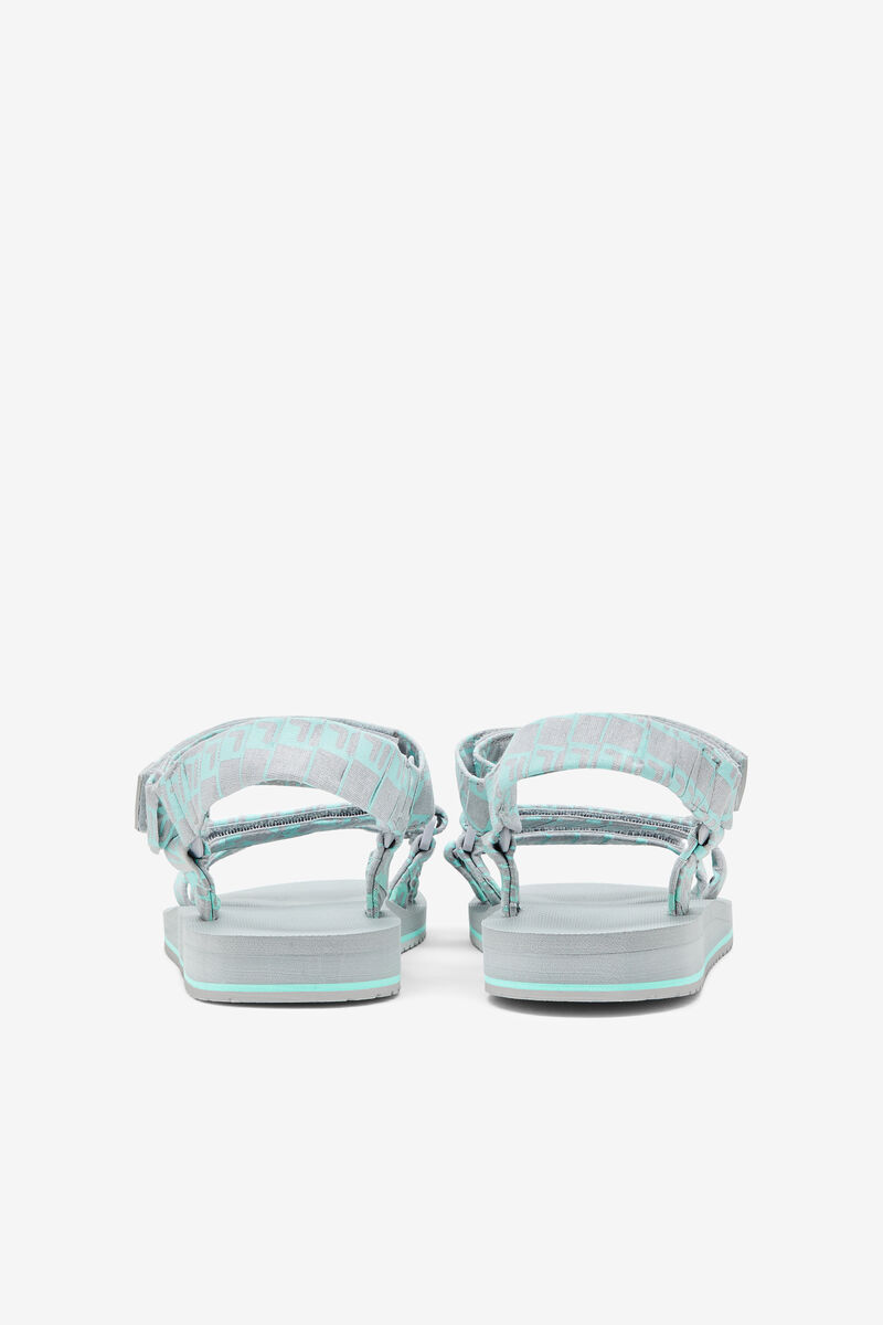 Light Turquoise Men's Fila Drifter Ts Bandana Sandals | CVlDqjjN7W8