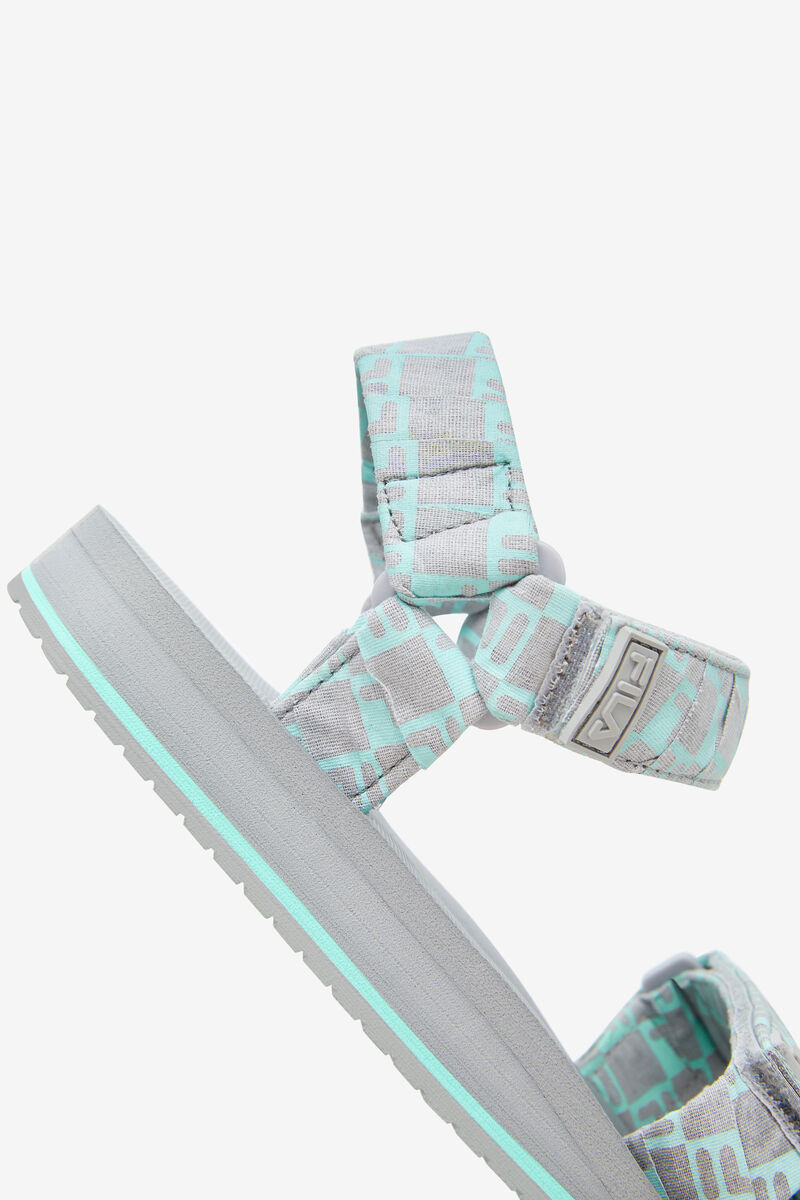 Light Turquoise Men's Fila Drifter Ts Bandana Sandals | CVlDqjjN7W8