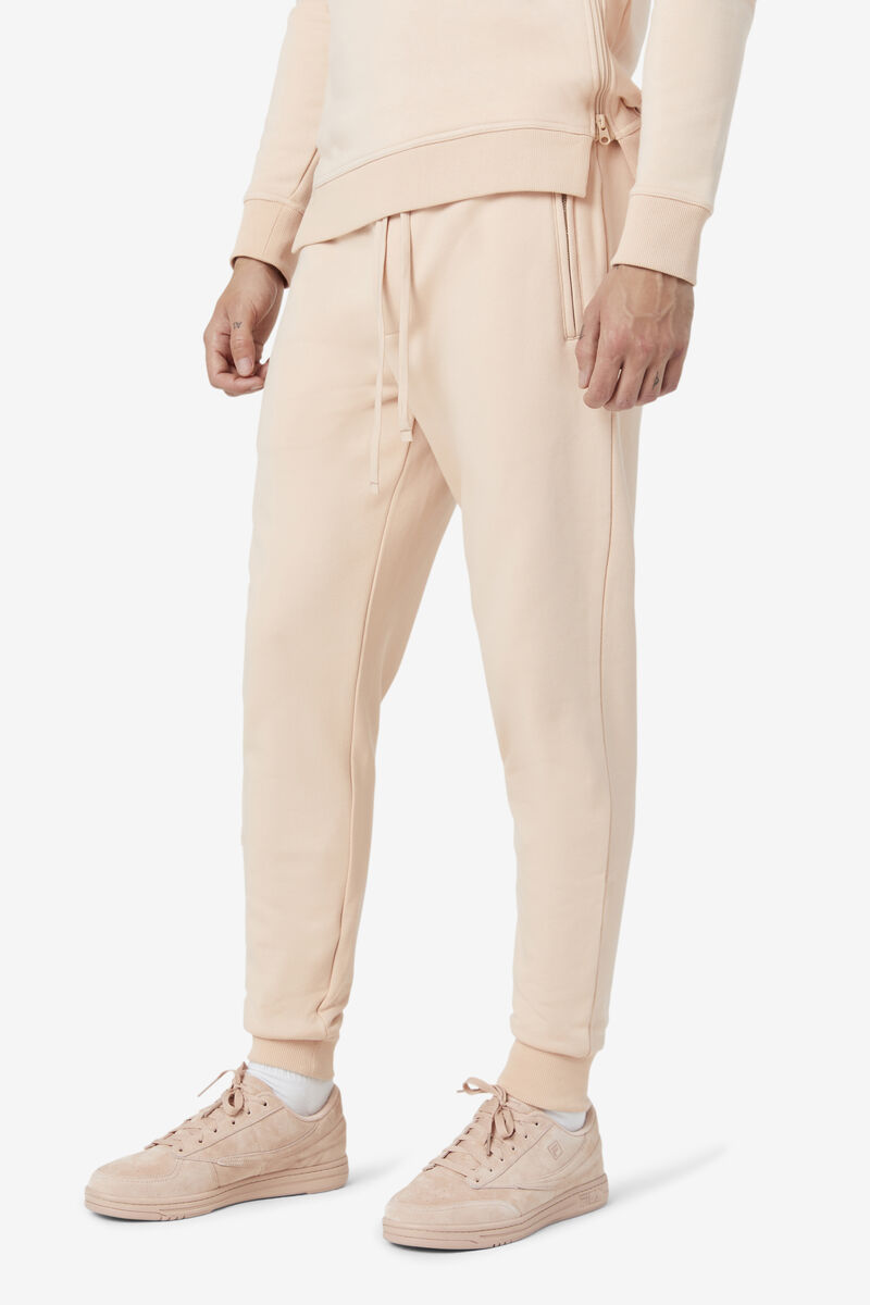 Light Yellow Men's Fila Gabriel Jogger Pants | bRt54a2SONd