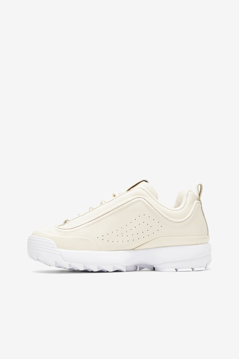 Light Yellow Women's Fila Disruptor Zero Platform Shoes | qvY7NRqmegr