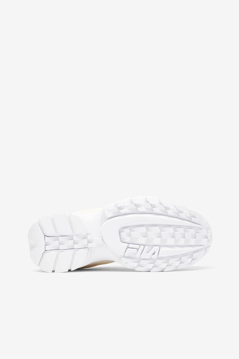 Light Yellow Women's Fila Disruptor Zero Platform Shoes | qvY7NRqmegr