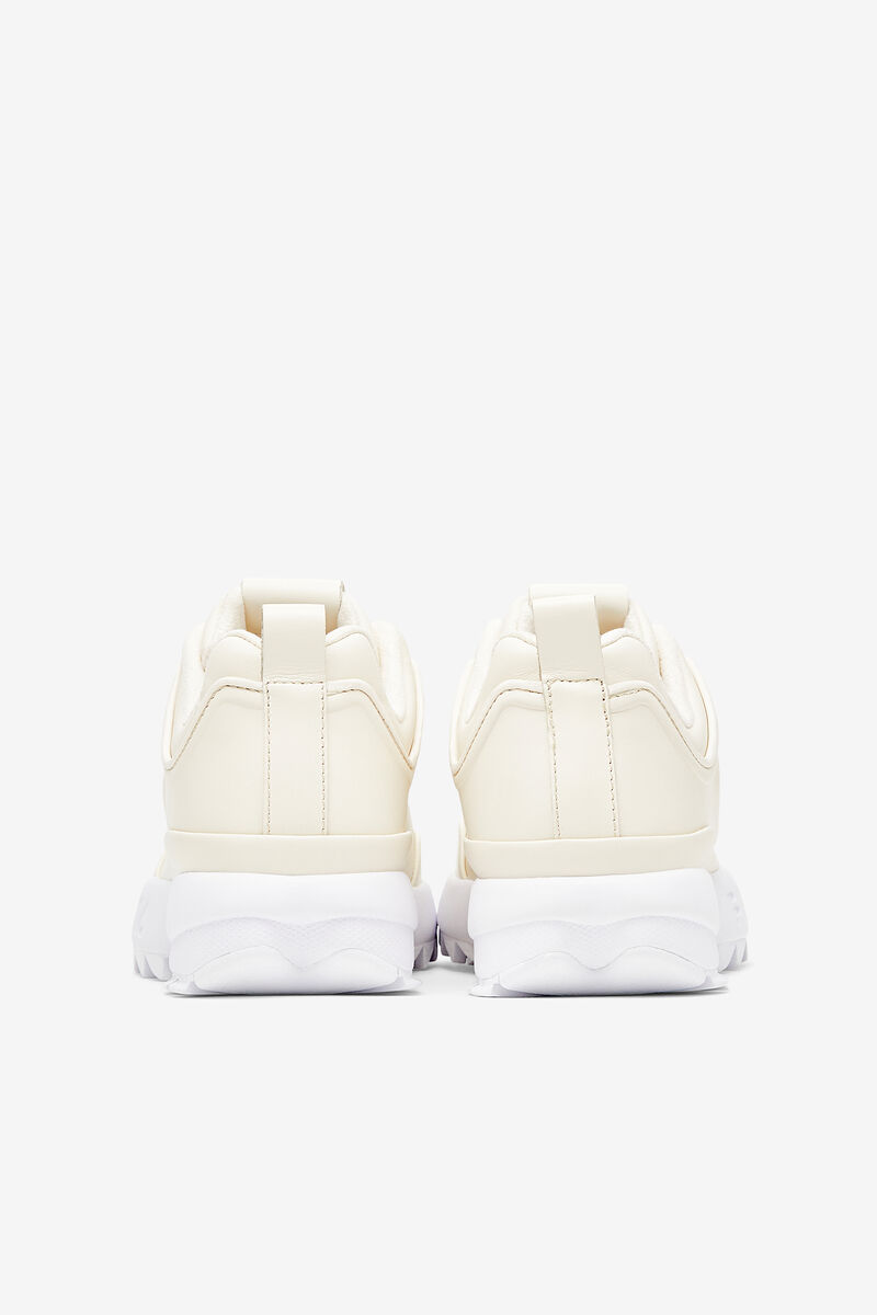 Light Yellow Women's Fila Disruptor Zero Platform Shoes | qvY7NRqmegr