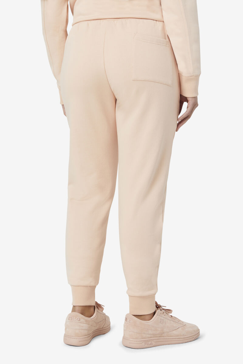 Light Yellow Women's Fila Gabriel Jogger Pants | GZkEpsC2how