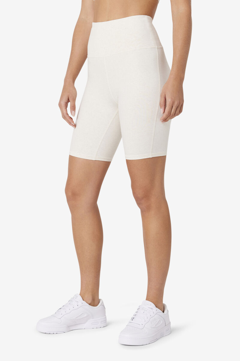 Light Yellow Women's Fila Marlowe High Rise Bike Short Shorts | Dg6uLfo4Xlo