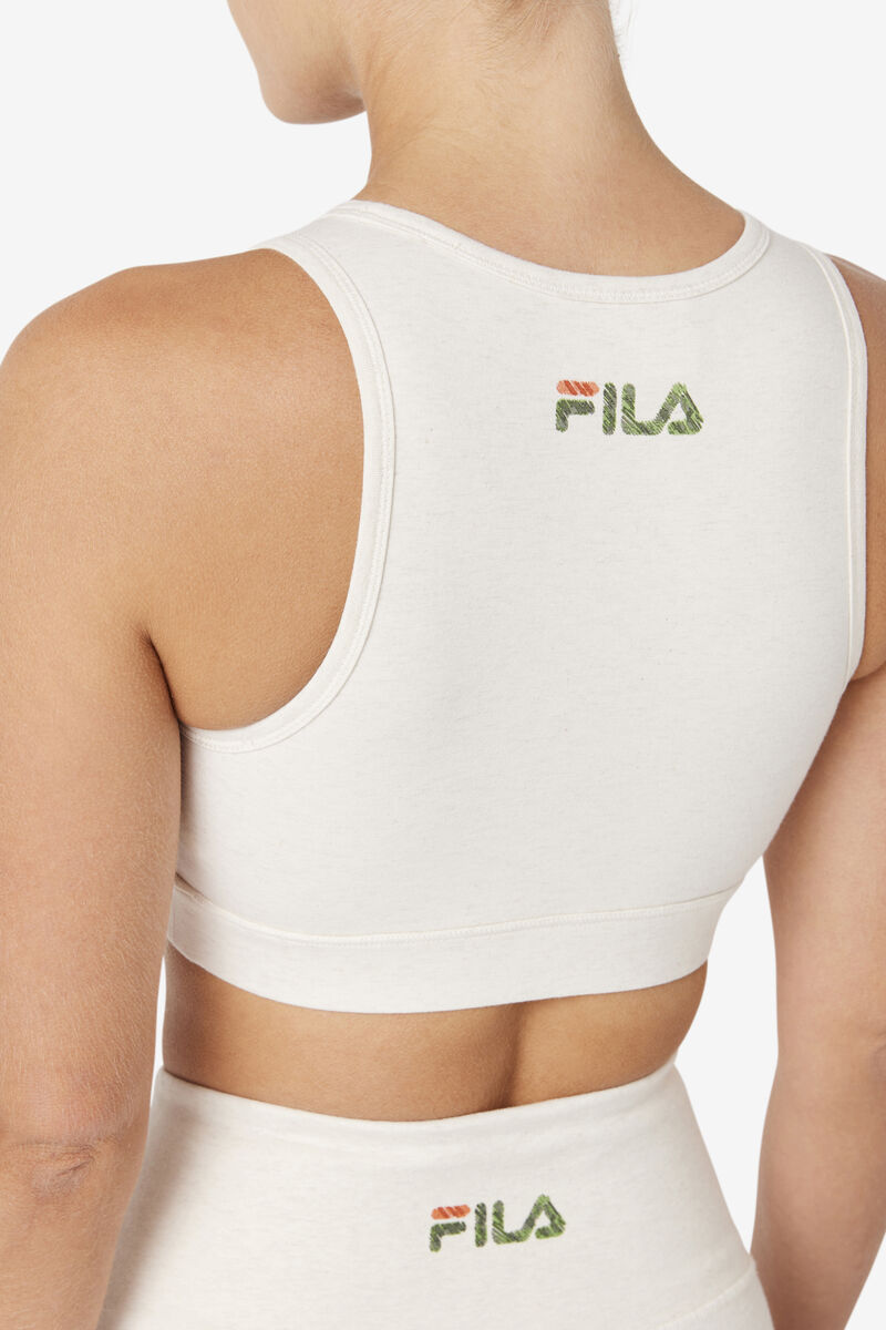 Light Yellow Women's Fila Micaela Bra Top Sports Bra | 4x6fqZoMsal