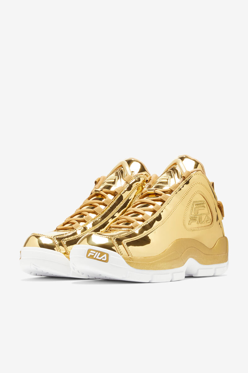 Metal Gold / Metal Gold / Metal Gold Men's Fila Grant Hill 2 Metallic Basketball Shoes | o99xkfPSZPn