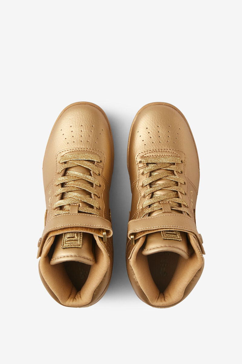 Metal Gold Women's Fila Vulc 13 Metallic Trainers | 6oORLOH9Wgy