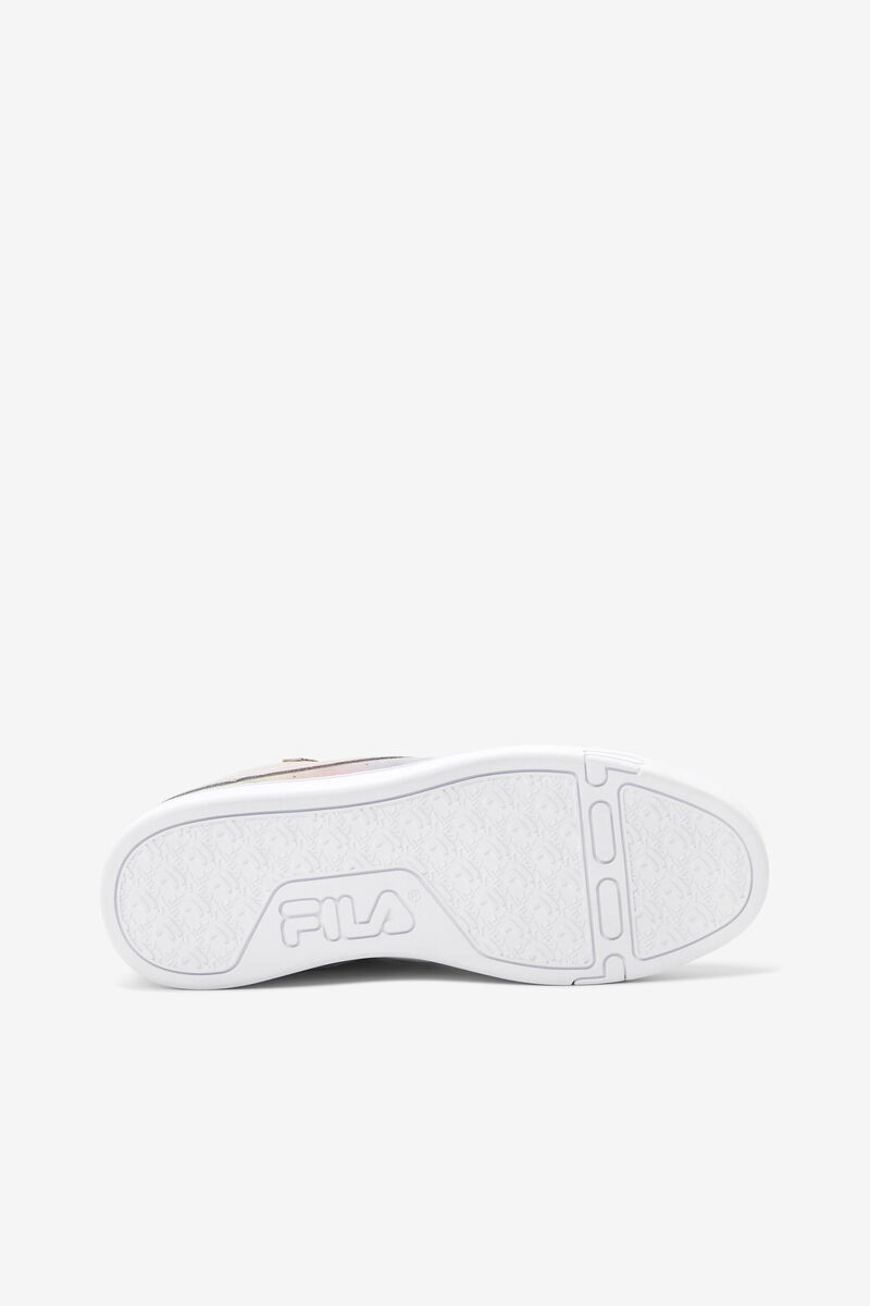 Metal Silver / Metal Silver / White Women's Fila Gennaio Prism Suede Trainers | TvBBMw3arHk