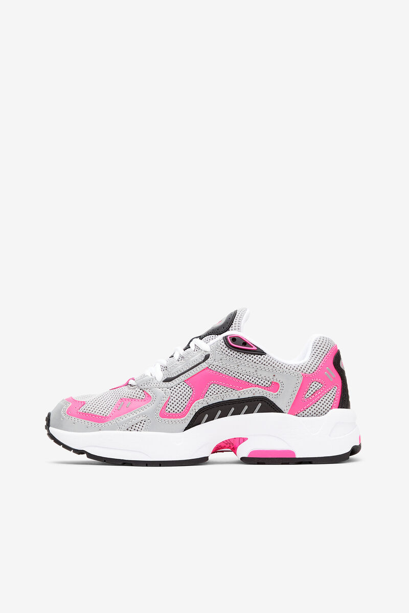 Metal Silver / Pink / White Women's Fila Archive Rjv Trainers | 5wjoT9GPTCc