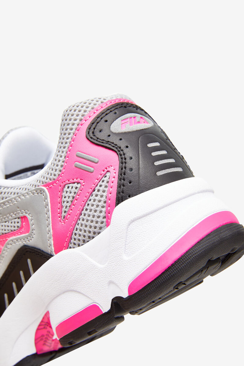 Metal Silver / Pink / White Women's Fila Archive Rjv Trainers | 5wjoT9GPTCc