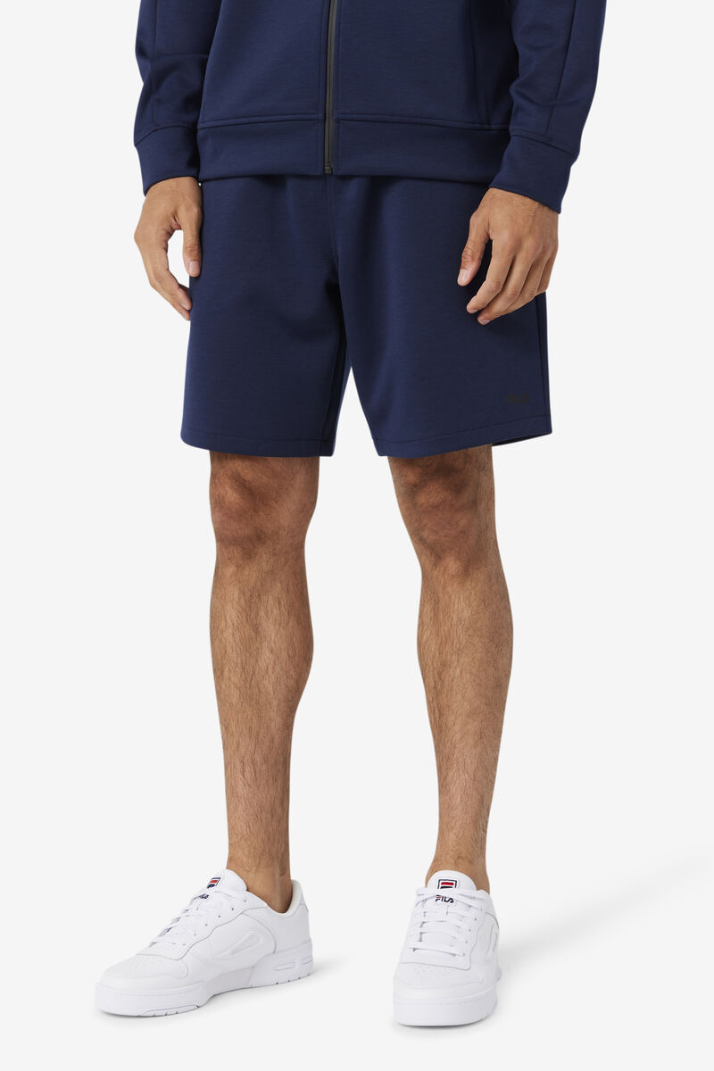 Navy / Black Men's Fila Balban Short Shorts | x7W37fAMyHx