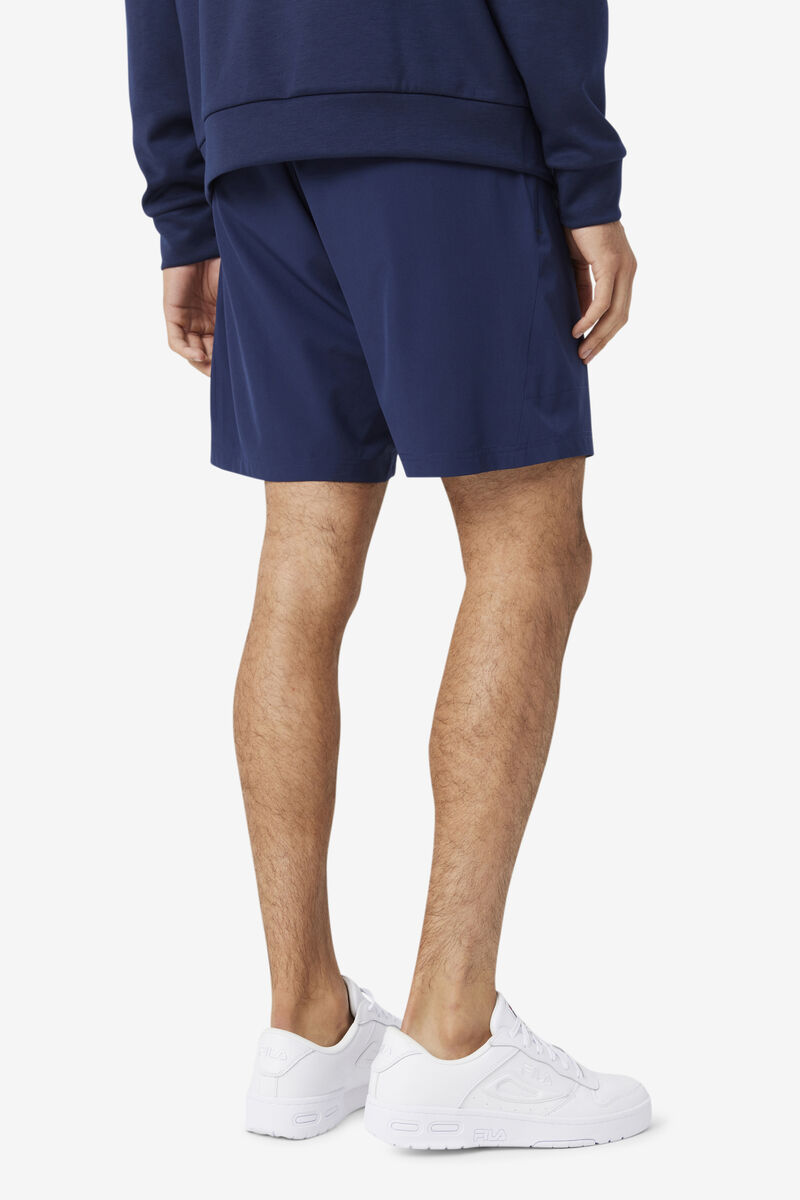 Navy / Black Men's Fila Finula Short Shorts | Dg6m1I6en4A