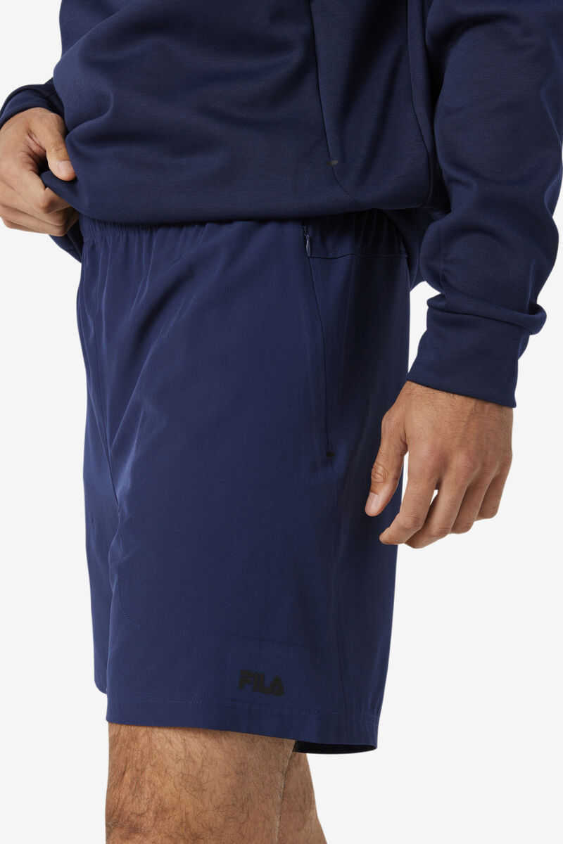 Navy / Black Men's Fila Finula Short Shorts | Dg6m1I6en4A