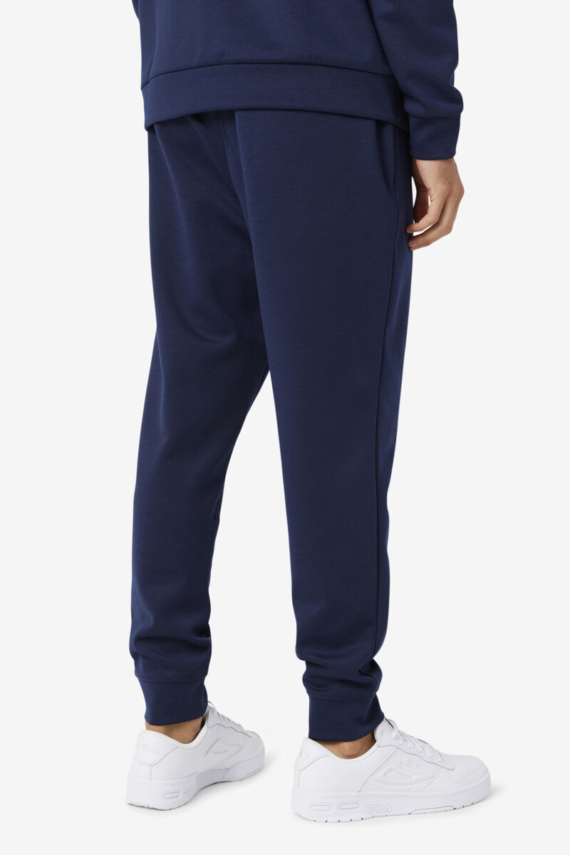 Navy / Black Men's Fila Himmat Jogger Pants | WX4EtVOeUyh