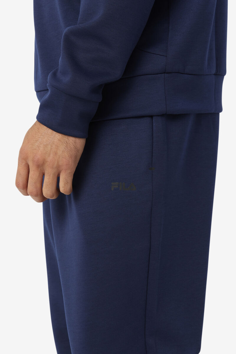 Navy / Black Men's Fila Himmat Jogger Pants | WX4EtVOeUyh