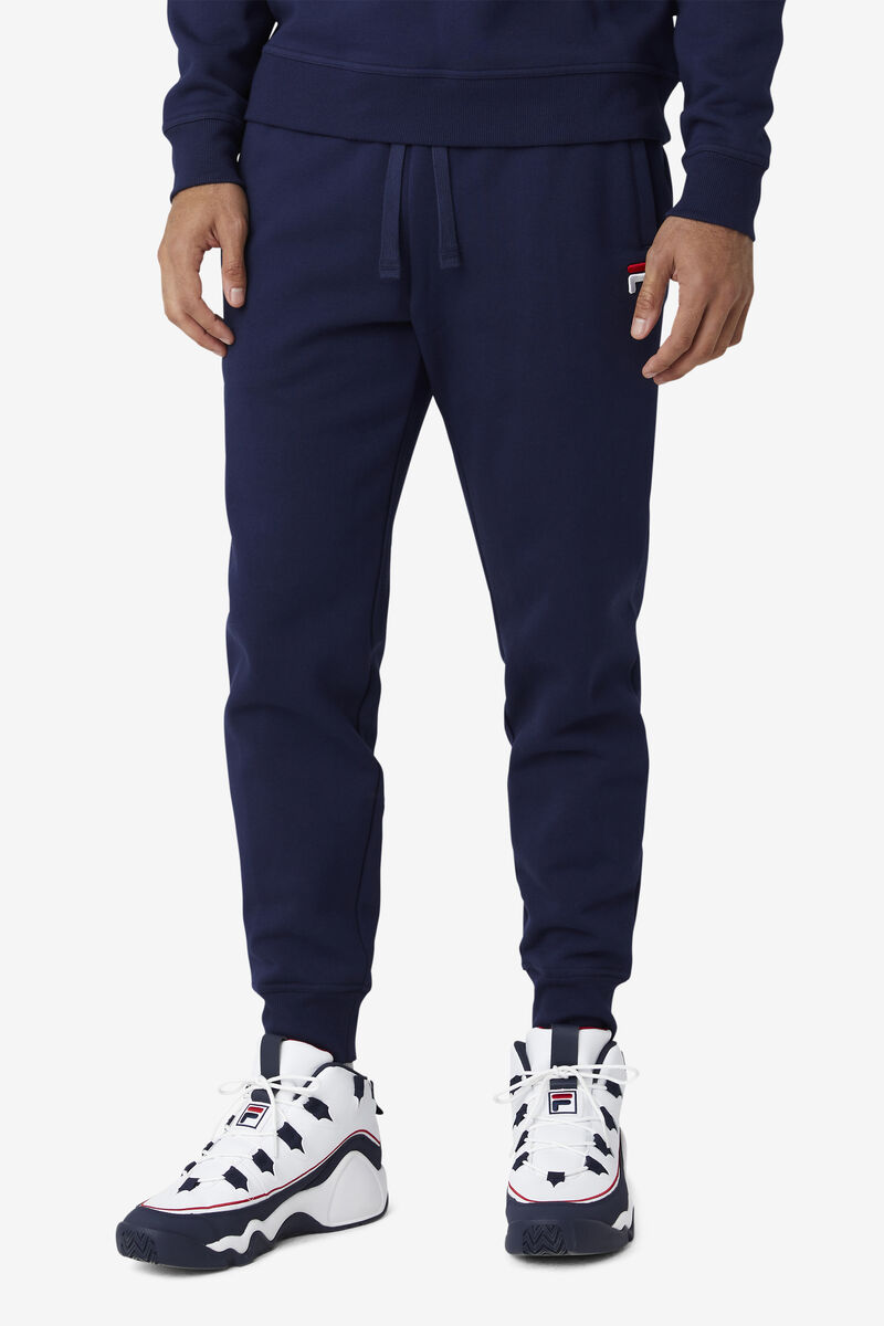 Navy Men's Fila Chardon Jogger Pants | CVkYnQRhLbZ