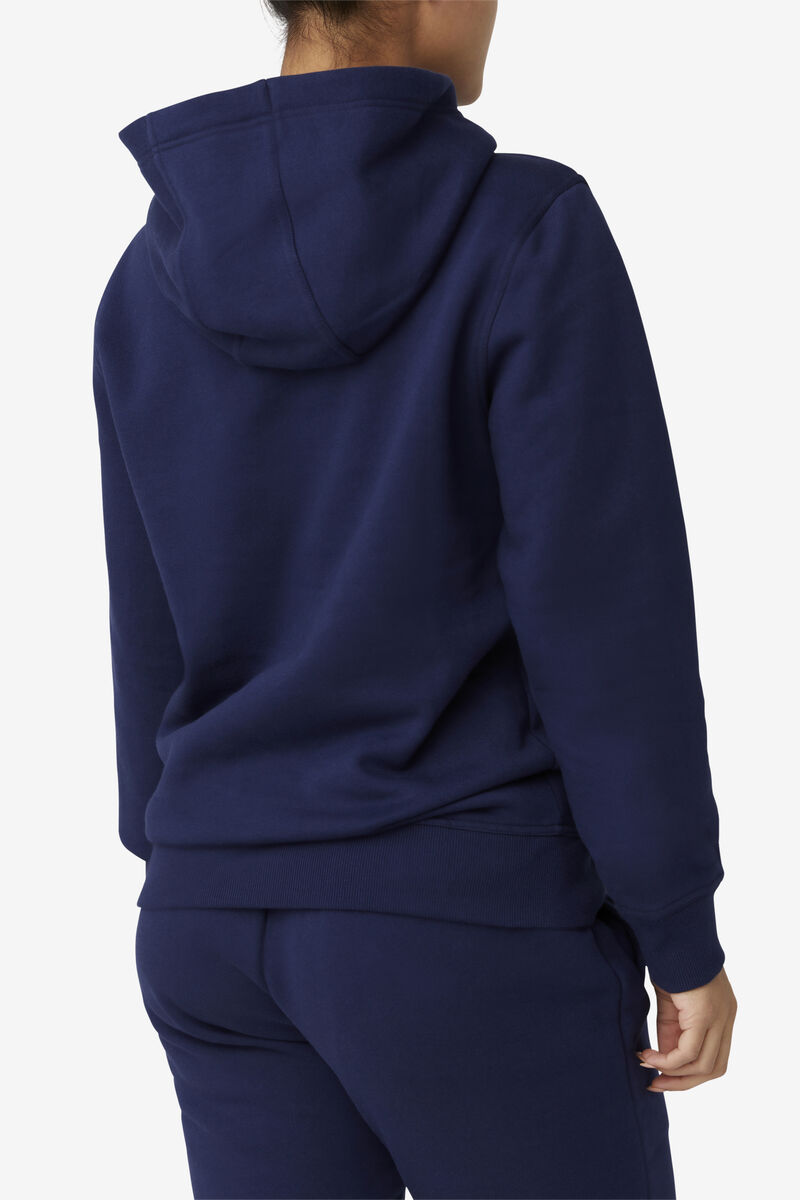 Navy Men's Fila Godfrey Hoodie Hoodies | AxkhW2Xua9d