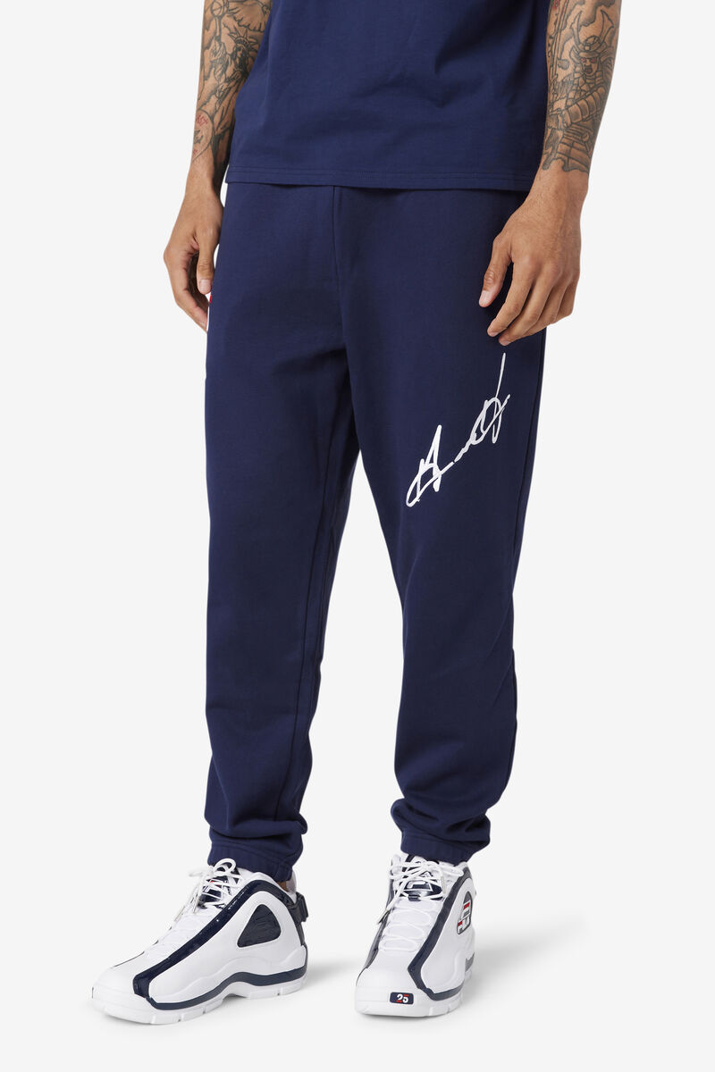 Navy Men's Fila Grant Hill Orson Pant Pants | TDjYUQpXOTD