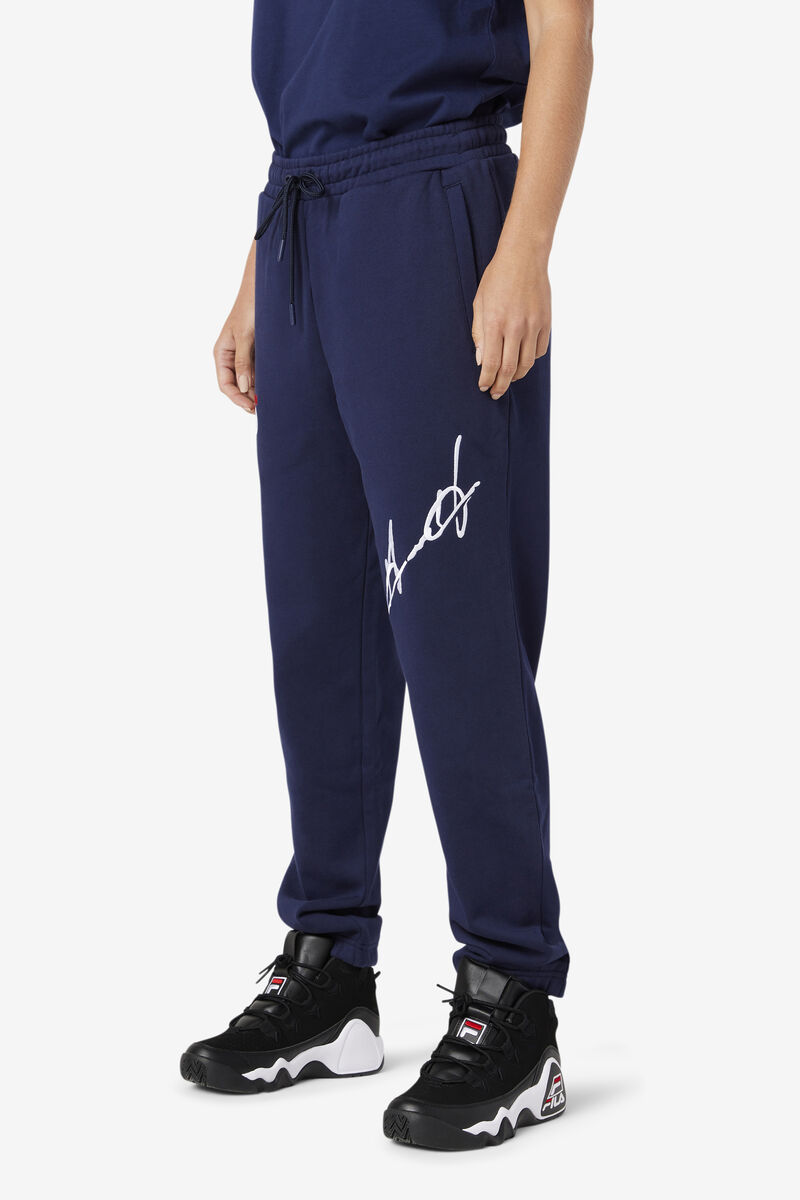 Navy Men's Fila Grant Hill Orson Pant Pants | TDjYUQpXOTD