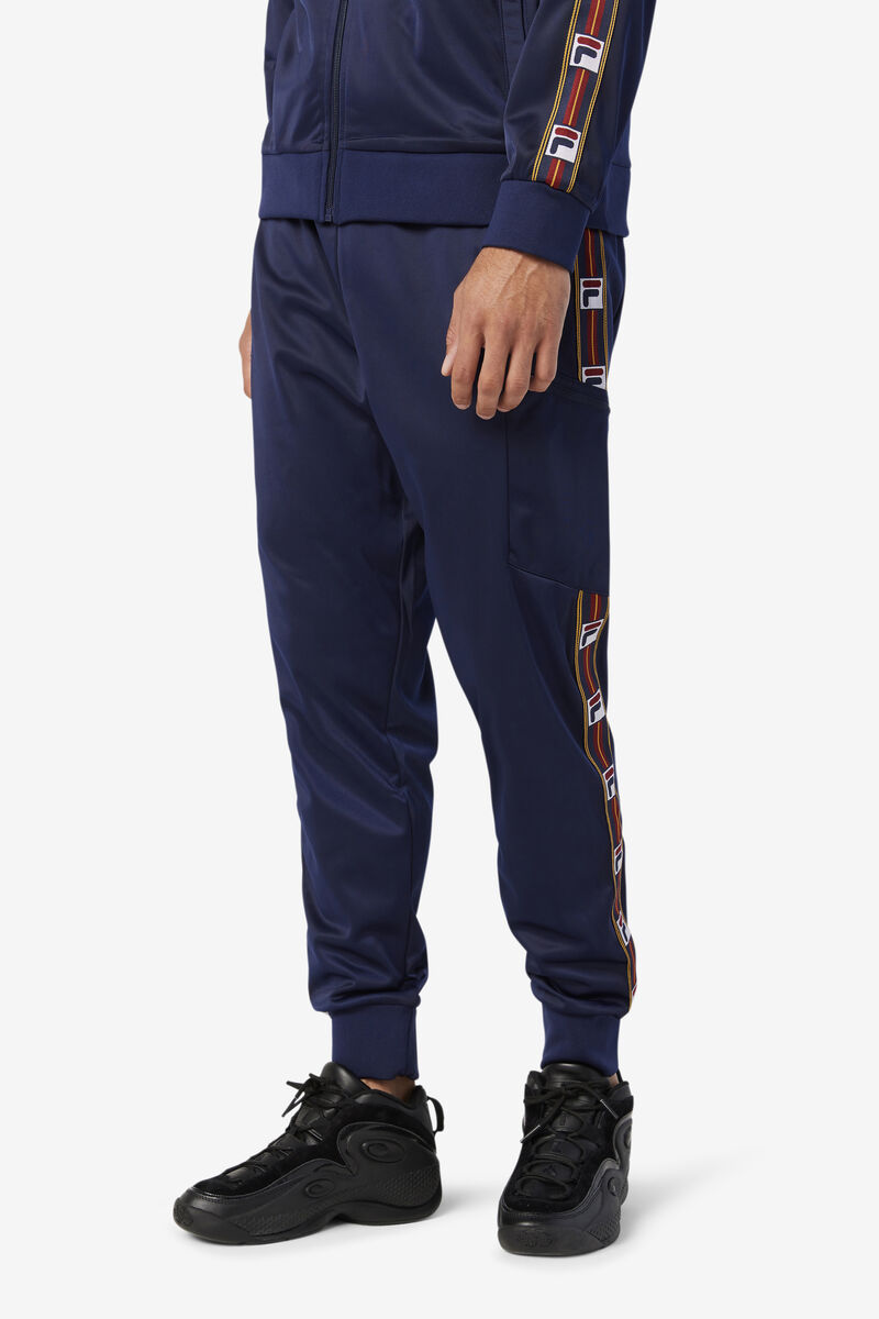 Navy Men's Fila Jaxson Pant Tracksuits | nDV2ajxsksA