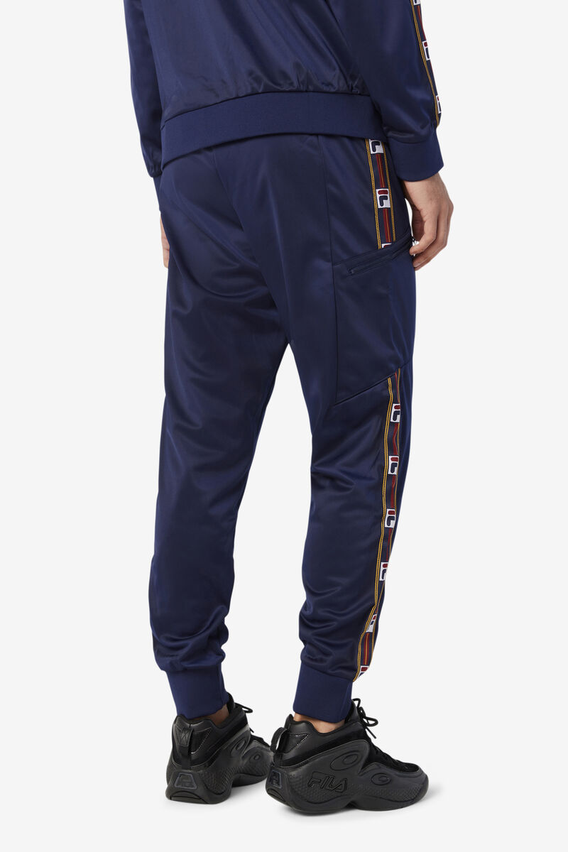 Navy Men's Fila Jaxson Pant Tracksuits | nDV2ajxsksA