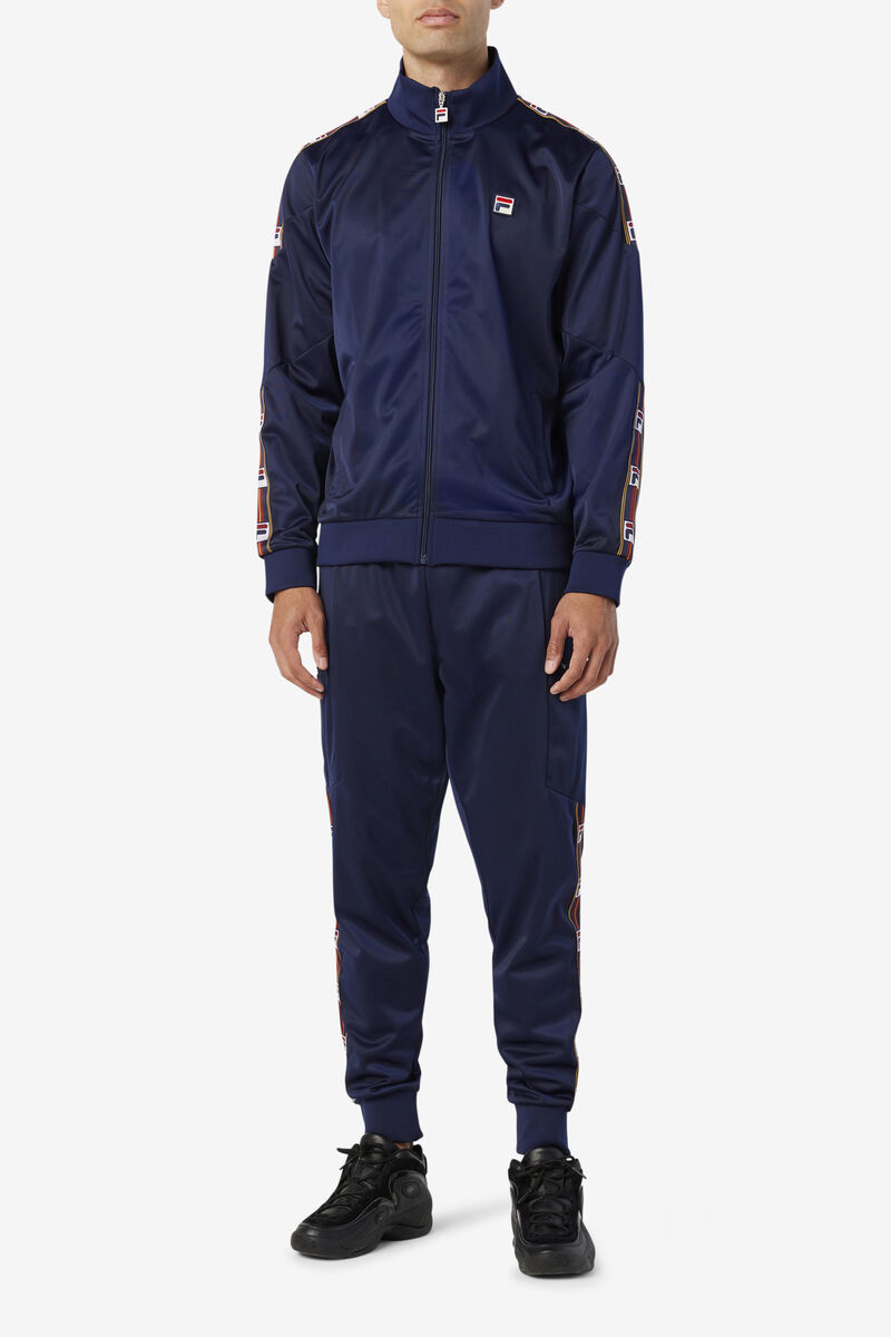 Navy Men's Fila Jaxson Pant Tracksuits | nDV2ajxsksA