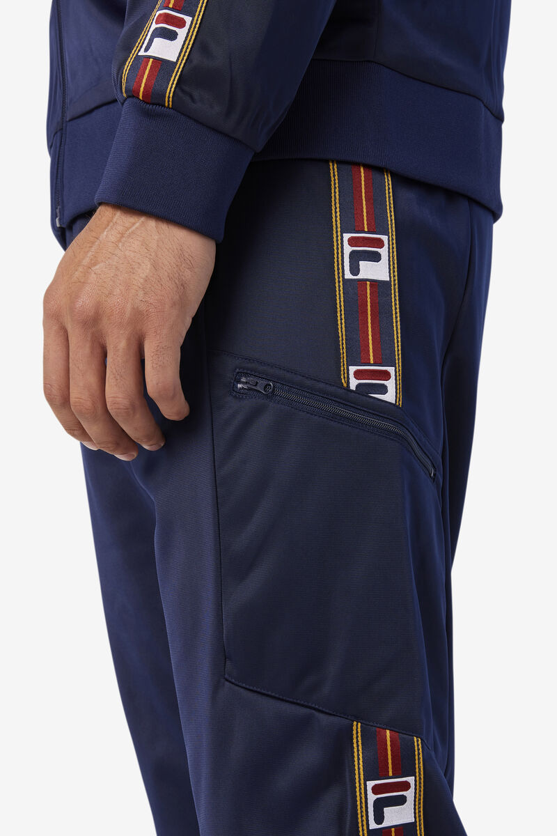 Navy Men's Fila Jaxson Pant Tracksuits | nDV2ajxsksA