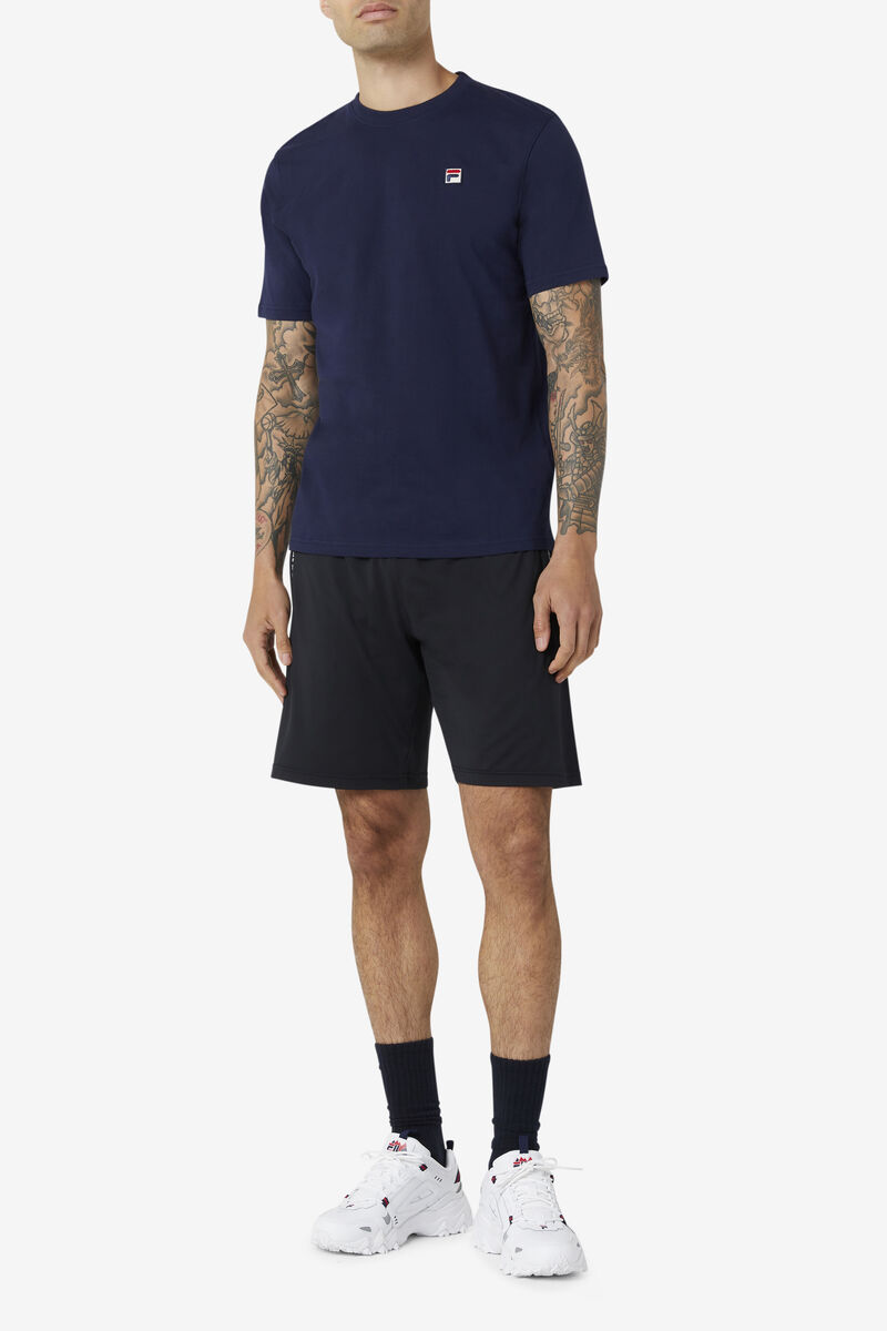 Navy Men's Fila Quartz T Shirts | miG7T9ku62E