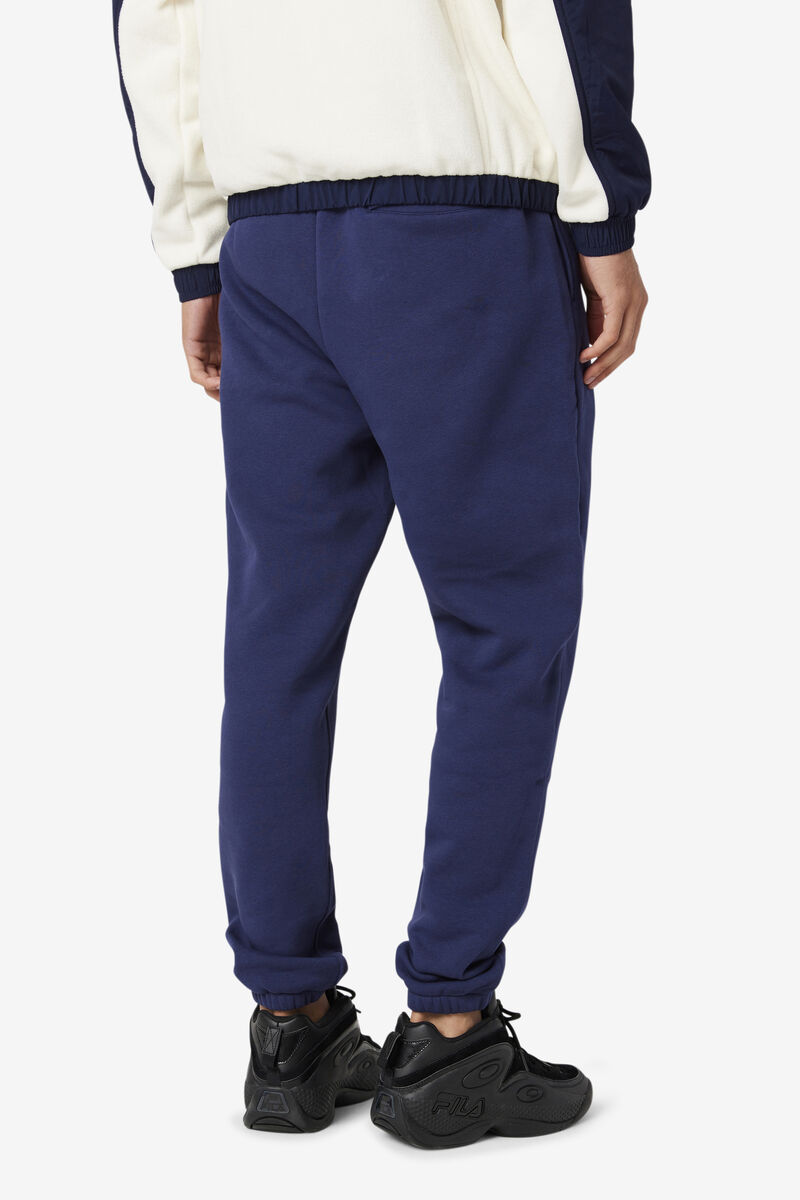 Navy Men's Fila Sunday Jogger Pants | HciWg2FnTBl