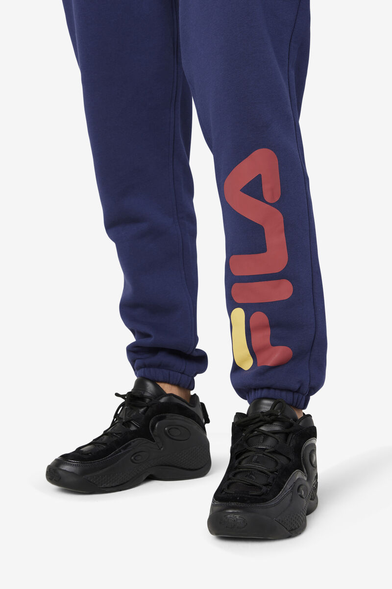 Navy Men's Fila Sunday Jogger Pants | HciWg2FnTBl