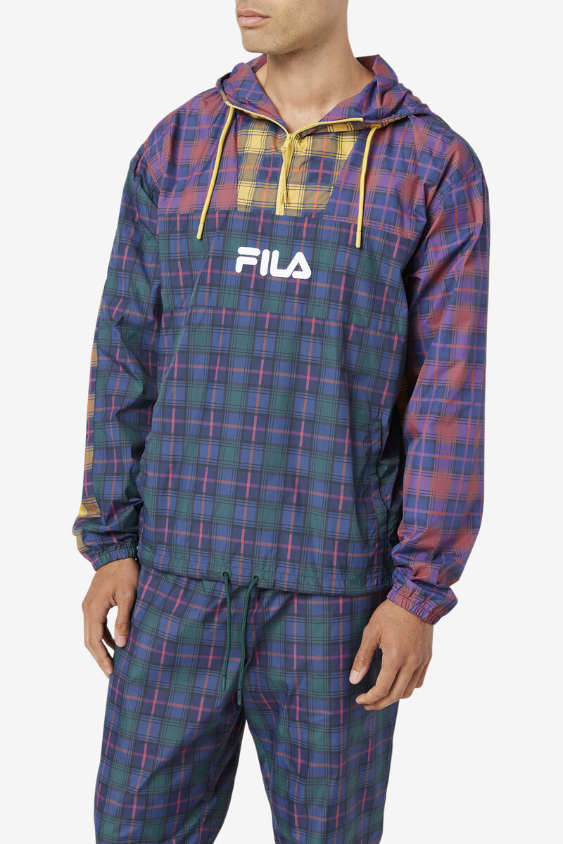 Navy Men's Fila Tej Windjacket Jackets | vxu4IByqnjF