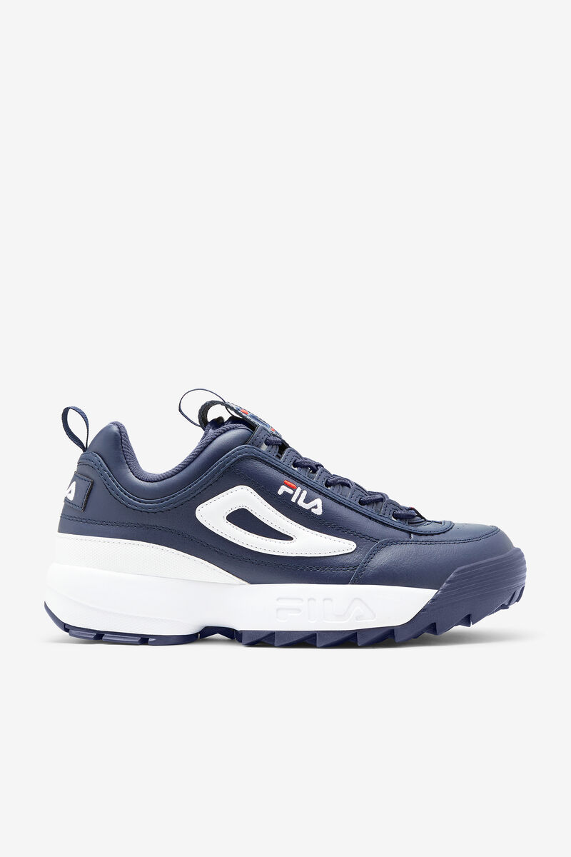 Navy / Red / White Men\'s Fila Disruptor 2 Premium Platform Shoes | NsaRY6rIinV