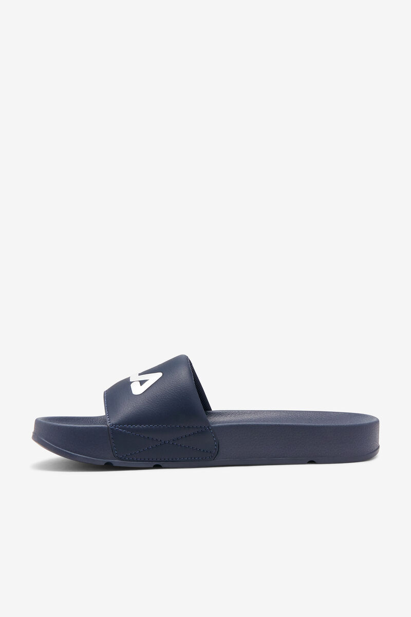 Navy / Red / White Men's Fila Drifter Sandals | 7EFFV81964b