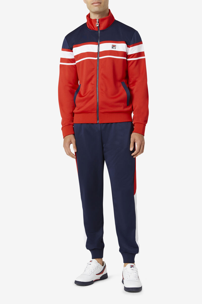 Navy / Red / White Men's Fila Grady Jogger Pants | pGOCRNTmZzH