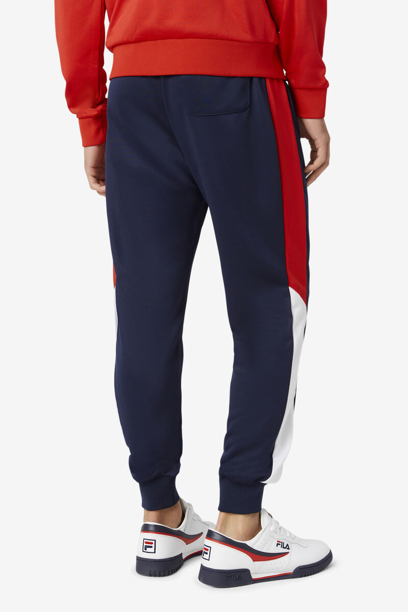 Navy / Red / White Men's Fila Grady Jogger Pants | pGOCRNTmZzH