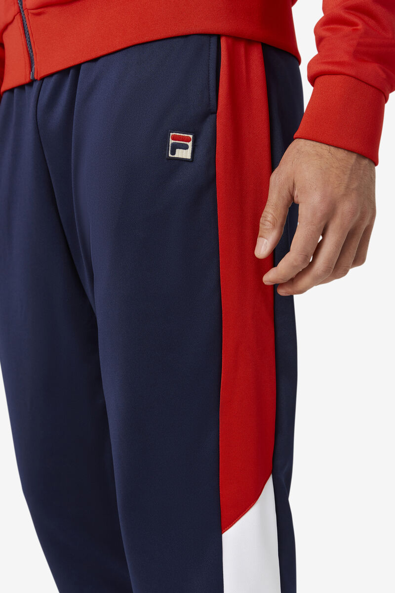 Navy / Red / White Men's Fila Grady Jogger Pants | pGOCRNTmZzH