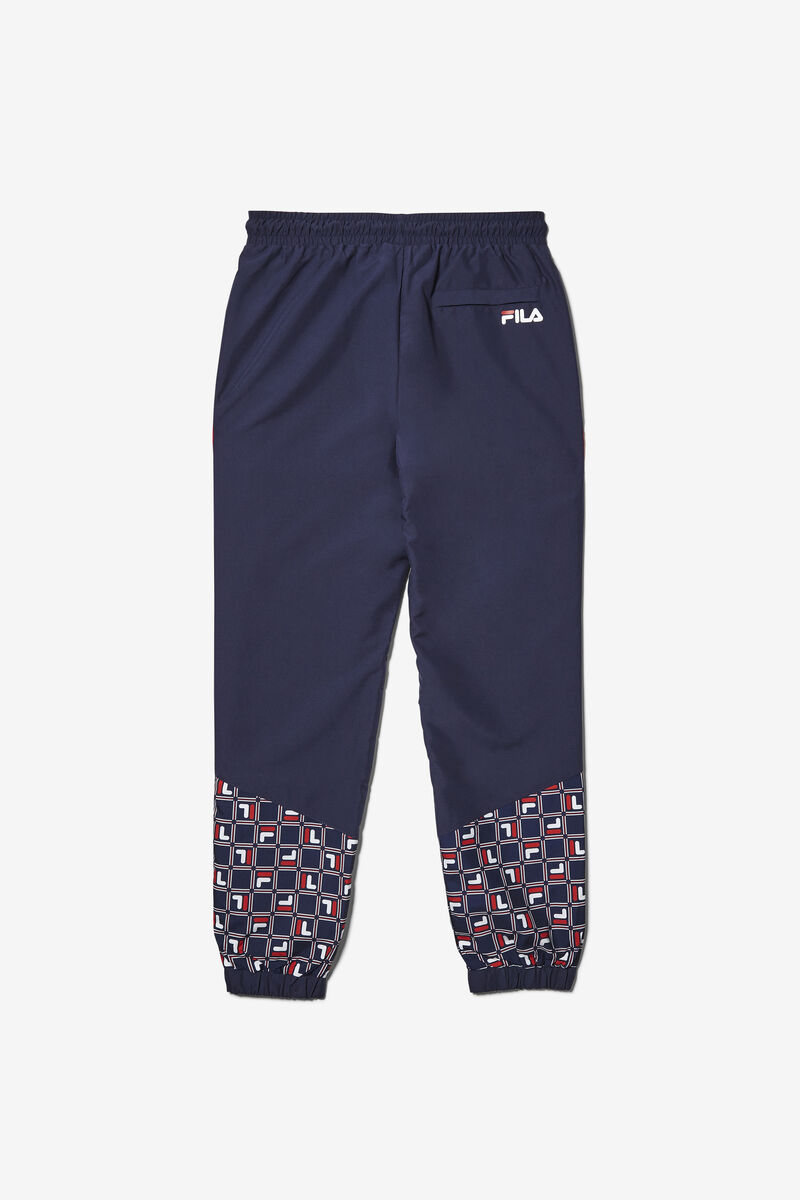 Navy / Red / White Men's Fila Van Sant Pant Pants | HwmlNiRLBH4