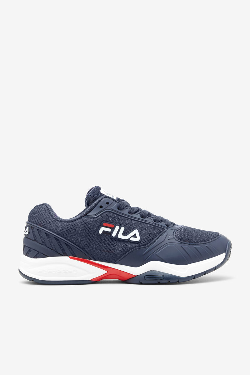 Navy / Red / White Men\'s Fila Volley Zone Sport Shoes | xLlcyzOSpSp