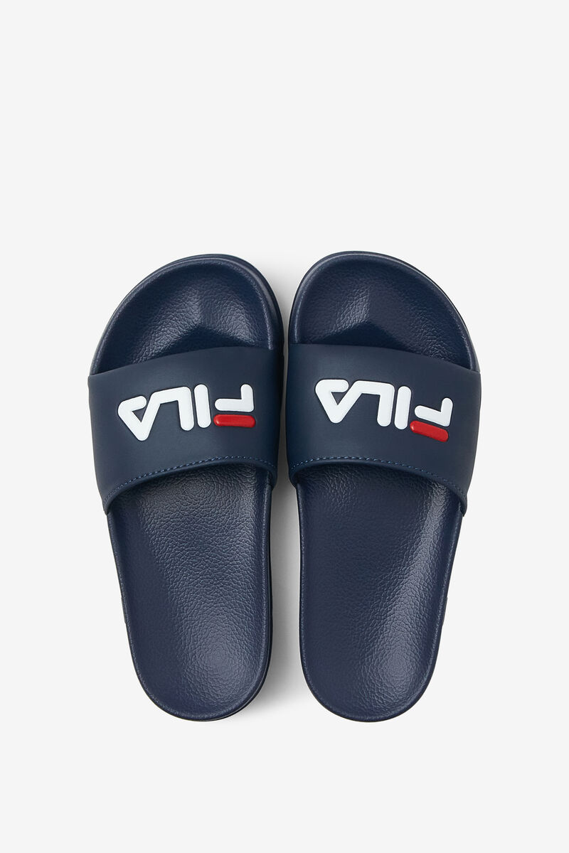 Navy / Red / White Women's Fila Drifter Sandals | rURZ86cx7vJ