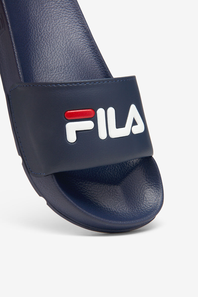 Navy / Red / White Women's Fila Drifter Sandals | rURZ86cx7vJ