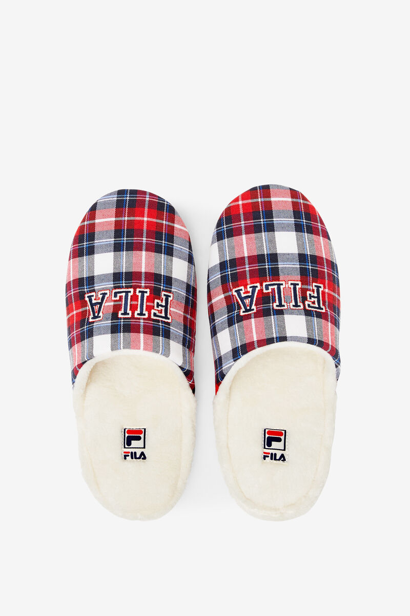 Navy / Red Women's Fila Interim Slippers Collegiate Sandals | bhw9scFogo8