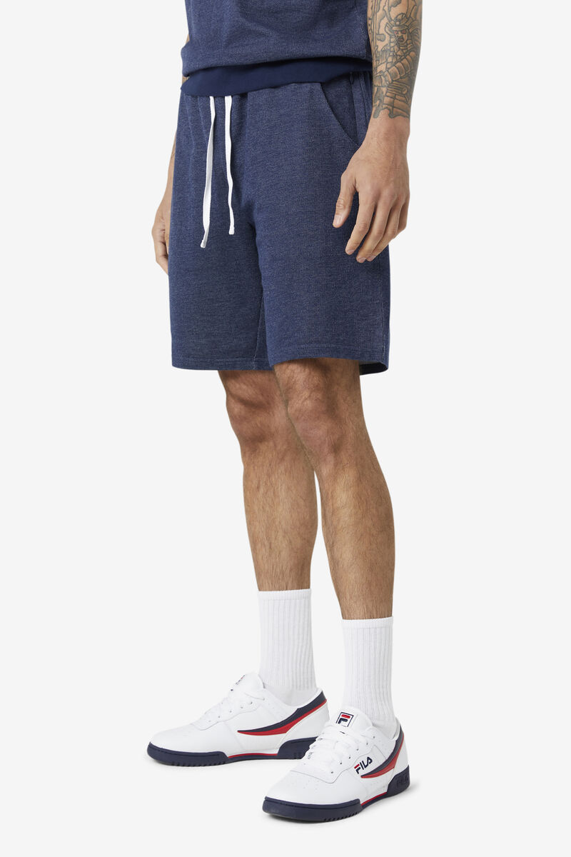 Navy / White / Green Men's Fila Foracker Short Shorts | hOswMaVqjYM